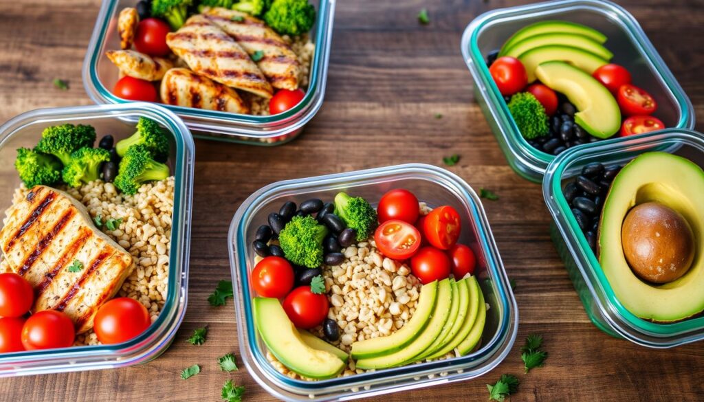 High-protein meal prep