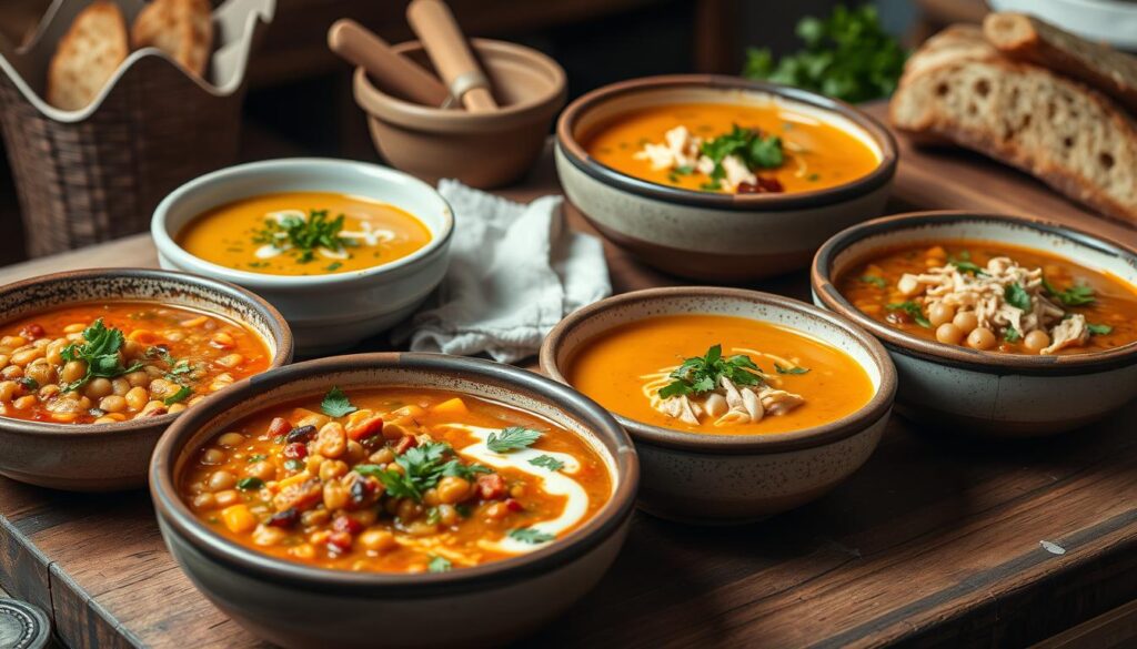 protein-rich soups