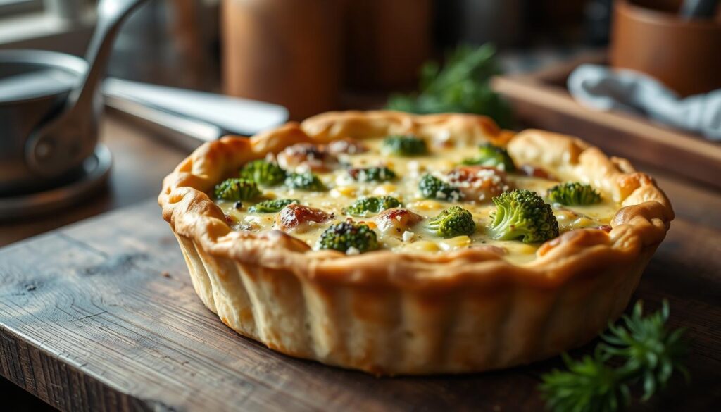 -Broccoli Quiche