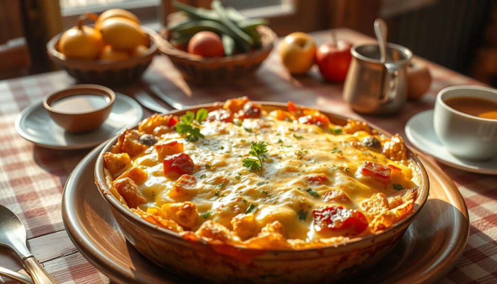 Cheesy Amish-Style Breakfast Bake