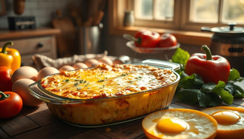 Cheesy Amish-Style Breakfast Bake