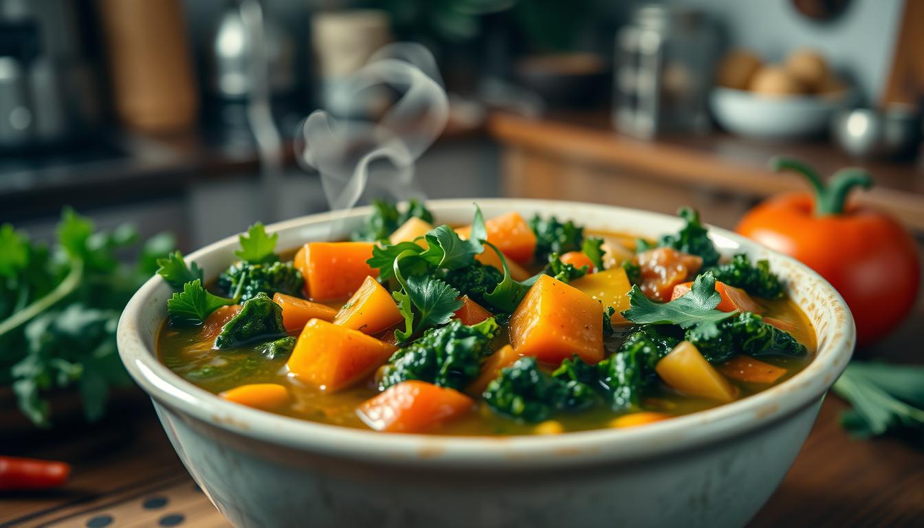 Hearty Vegetarian Kale Soup