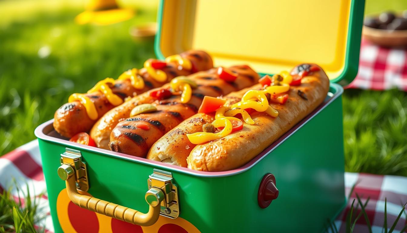 Lunch Box Sizzling Hot Dogs