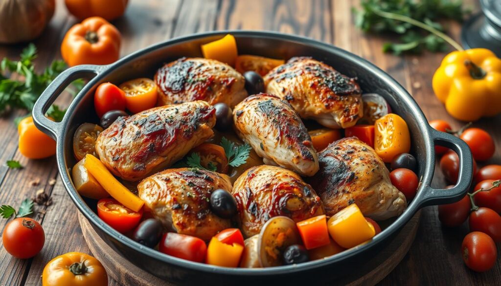 Mediterranean Chicken One-Pan Dinner