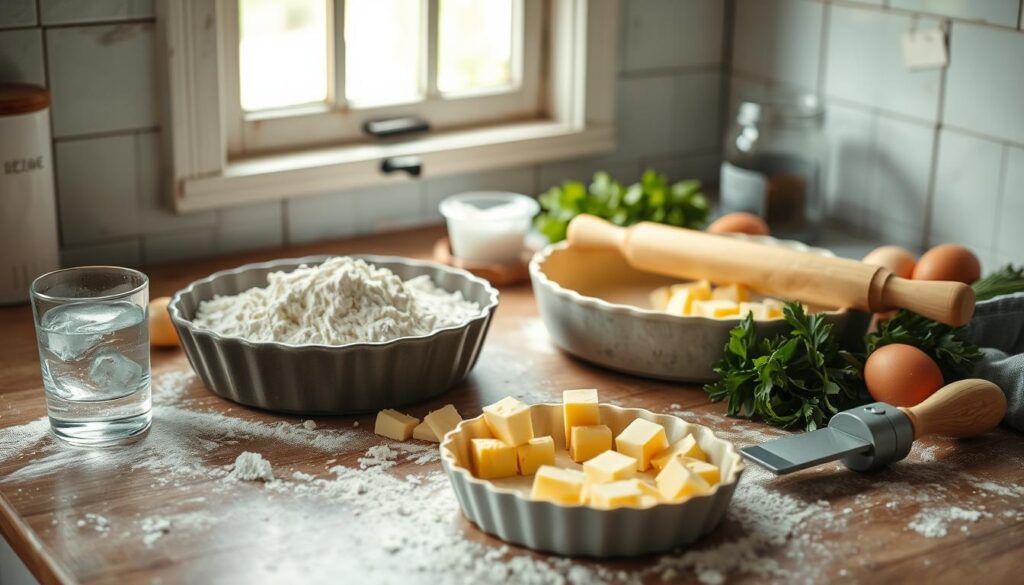 Quiche Crust preparation