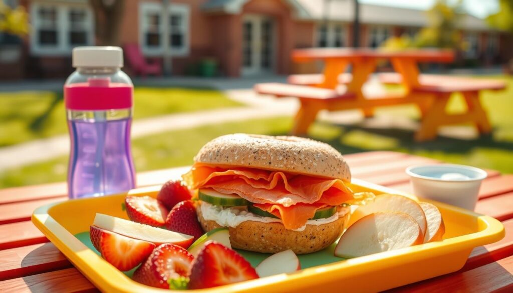 School Lunch Bagel Delight