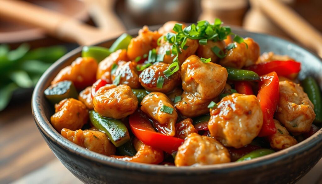 garlic chicken stir-fry