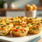 Mini Veggie and Cheese Frittatas